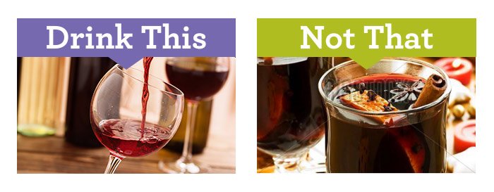 Boire du vin rouge vs vin chaud