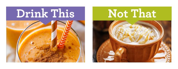 Boisson smoothie vs latte