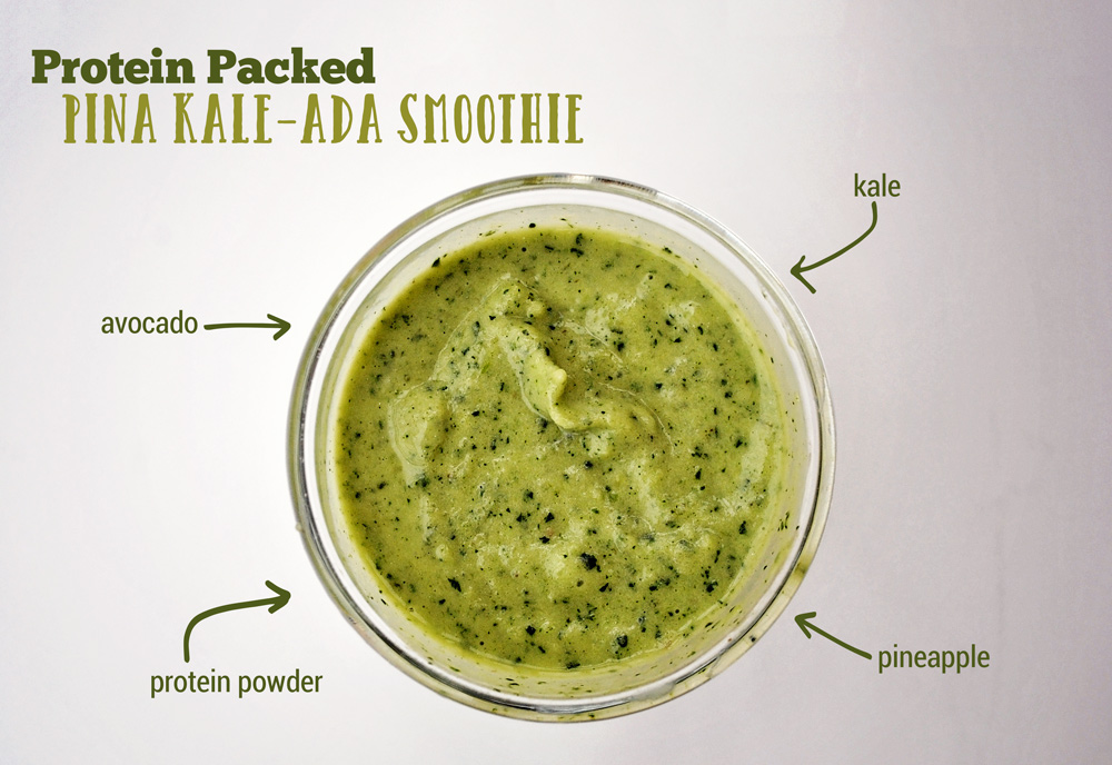 Recette de smoothies Pina Kale-Ada