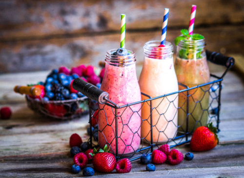 Smoothies aux fruits