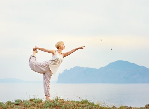 Yoga femme mature