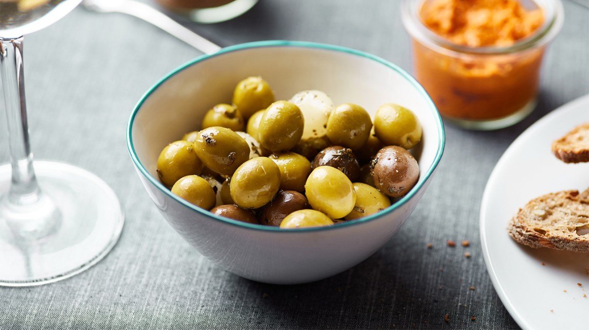 olives dans un bol