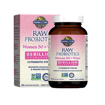 Garden of Life Raw Probiotics Femmes de 50 ans et plus