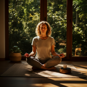 Photo de posture de méditation