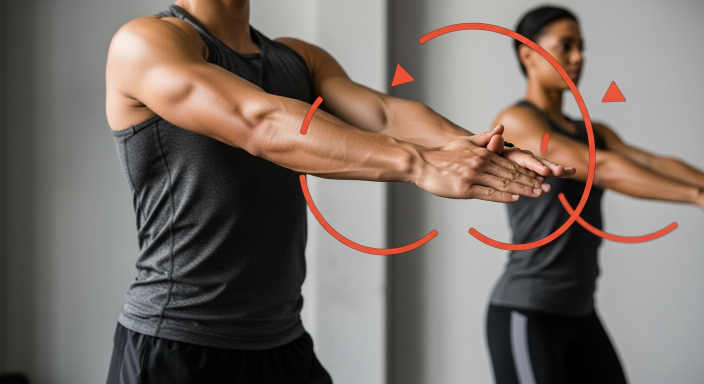 !Cercles de bras d'échauffement